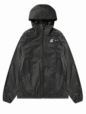 Unisex K-Way Cagoule - Black Breathable Material cruelty - free